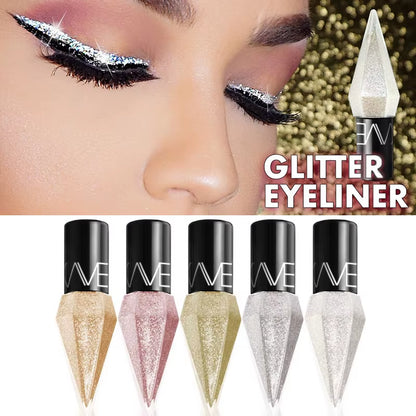 Liquid Glitter Eyeliner for Bold, Shimmering Eyes